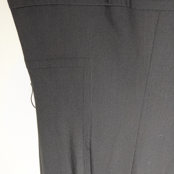 Akris Punto Black Wool Sleeveless Dress Size 6 - Picture 5 of 10